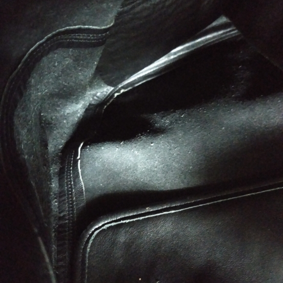 Vintage Legacy Black Coach Leather One Shoulder Backpack Made in USA D7C-4150 - Picture 7 of 9